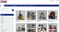 Desktop Screenshot of dibag.ch